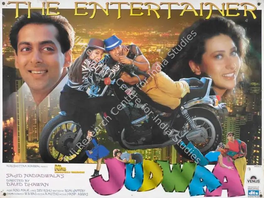 Nadiadwala, Sajid (Producer), Judwaa, 1997 | Lobby Card | CinemaEducation | 00785525