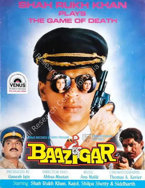 Jain, Ganesh (Producer), Baazigar, 1993 | Song-Synopsis Booklet | CinemaEducation | 00863197