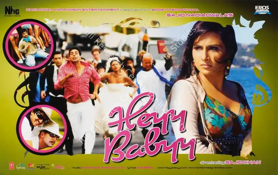 Dhamija, Himman (Cinematographer), Heyy Babyy, 2007 | Lobby Card | CinemaEducation | 00784827