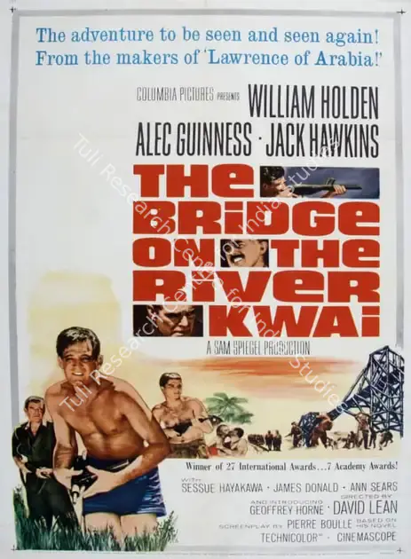 Lean, David (Director), The Bridge on the River Kwai, 1957 | Poster | CinemaEducation | 00789675