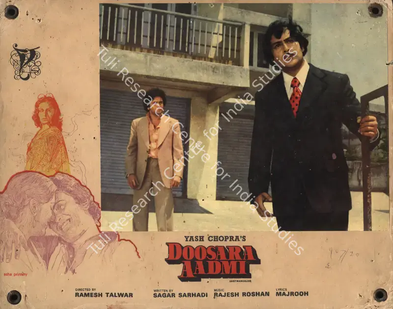Chopra, Yash (Producer), Doosara Aadmi, 1977 | Photographic Still Mounted on Lobby Card | CinemaEducation | 00764911