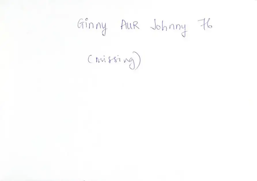 Chhabria, Amarlal P. (Producer), Ginny Aur Johnny, 1976 | Song-Synopsis Booklet | CinemaEducation | 00864518