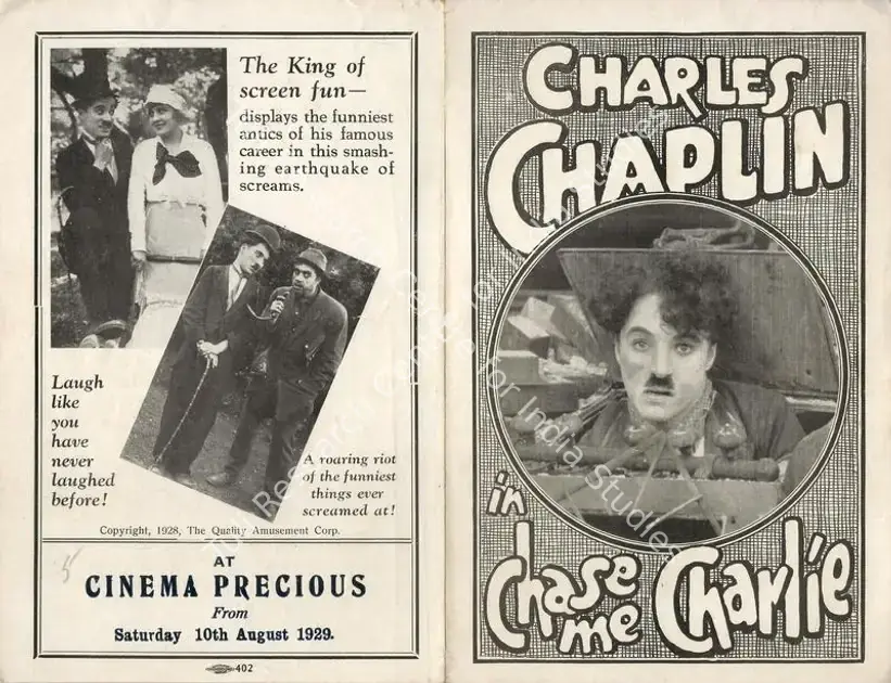 Chaplin, Charlie (Director), Chase Me Charlie, 1918 | Handbill, 1929 | CinemaEducation | 00794994