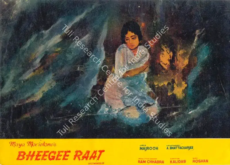 Kalidas (Producer), Bheegee Raat, 1965 | Song-Synopsis Booklet | CinemaEducation | 00863513