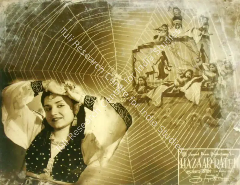 Desai, Jayant (Director), Hazaar Raten, 1953 | Lobby Card | CinemaEducation | 00817359