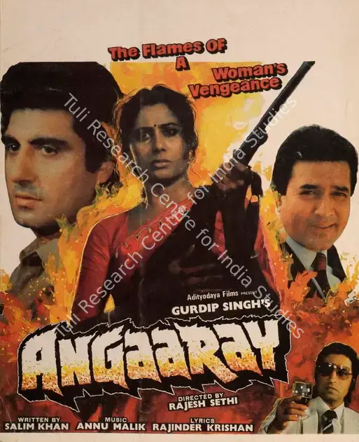 Singh, Gurdip (Producer), Angaaray, 1986 | Song-Synopsis Booklet | CinemaEducation | 00862986