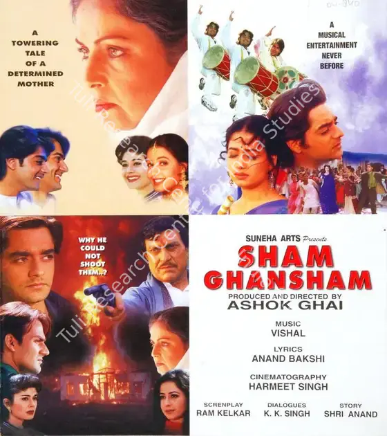 Ghai, Ashok (Producer), Sham Ghansham, 1998 | Song-Synopsis Booklet | CinemaEducation | 00780161