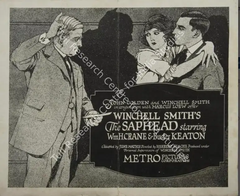 Blache, Herbert (Director), The Saphead, 1920 | Lobby card | CinemaEducation | 00789985