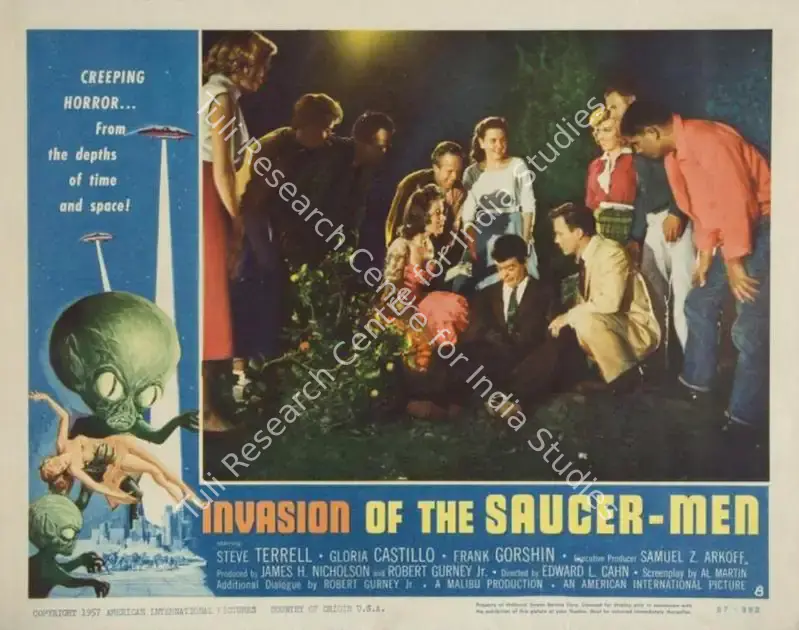 West, Frederick E. (Cinematographer), Invasion of the Saucer-Men, 1957 | Lobby Card | CinemaEducation | 00790396