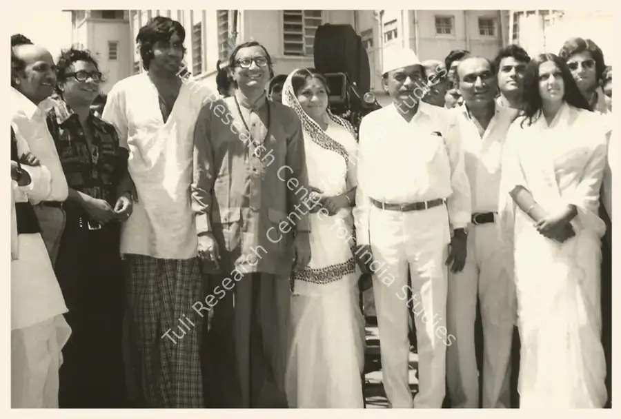 Rai, Gulshan (Producer), Deewaar, 1975. Muhurat of Deewaar | Working Still, The Bachchans, 2024 | CinemaEducation | 00647566