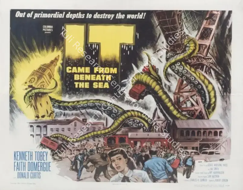 Schneer, Charles H. (Producer), It Came from Beneath the Sea, 1955 | Poster | CinemaEducation | 00790463