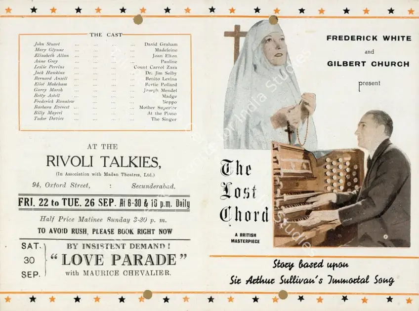 Elvey, Maurice (Director), The Lost Chord, 1933 | Handbill | CinemaEducation | 00894192