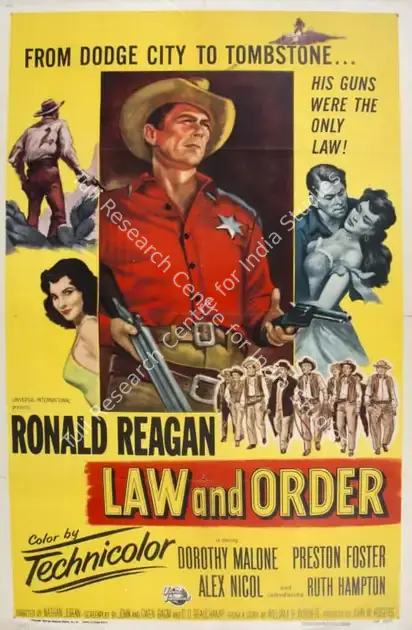 Rogers, John W. (Producer), Law and Order, 1953 | Poster | CinemaEducation | 00789657