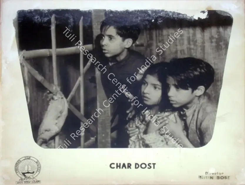 Bose, Nitin (Director), Char Dost, 1956 | Lobby Card | CinemaEducation | 00810796