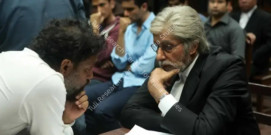 Lahiri, Ronnie (Producer), Pink, 2016. Shoojit Sircar directs Pink | Working Still, The Bachchans, 2024 | CinemaEducation | 00647615