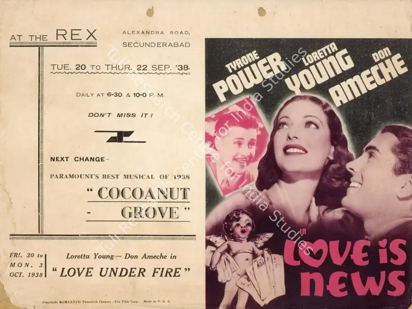 Garnett, Tay (Director), Love is News, 1937 | Handbill | CinemaEducation | 00893976