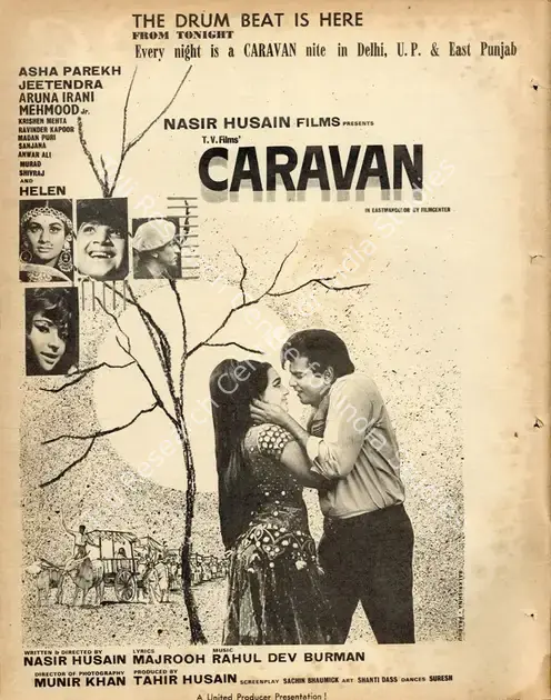 Husain, Tahir (Producer), Caravan, 1971 | Advertisement, Filmfare, 27 August 1971 | CinemaEducation | 00791466