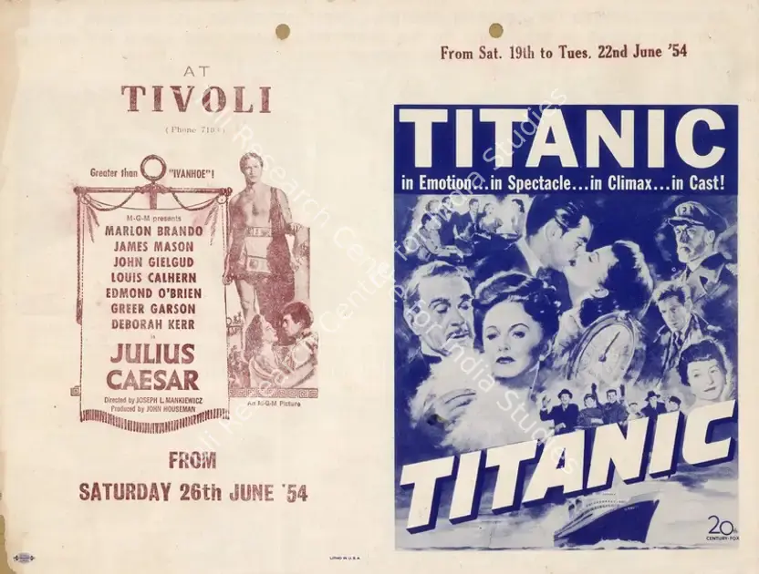Negulesco, Jean (Director), Titanic, 1953 | Handbill | CinemaEducation | 00894064
