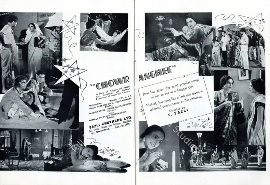 Fazli, S. (Director), Chowringhee, 1942 | Advertisement, Filmindia, June 1942 | CinemaEducation | 00858476