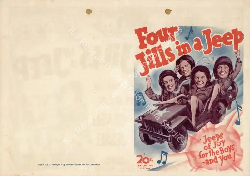 Seiter, William A. (Director), Four Jills in a Jeep, 1944 | Handbill | CinemaEducation | 00894198
