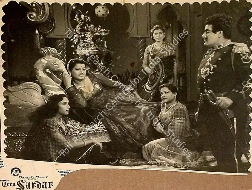 Dosani, A.J. (Producer), Teen Sardar, 1955 | Lobby Card | CinemaEducation | 00828581