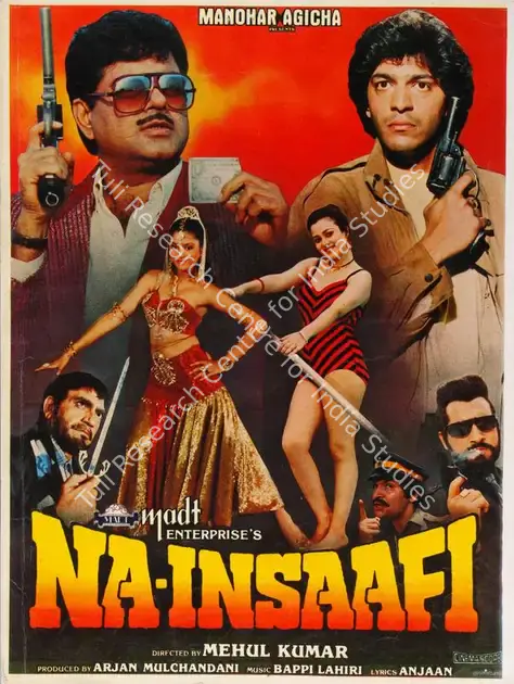 Mulchandani, Arjan (Producer), Na Insaafi, 1989 | Song-Synopsis Booklet | CinemaEducation | 00779157