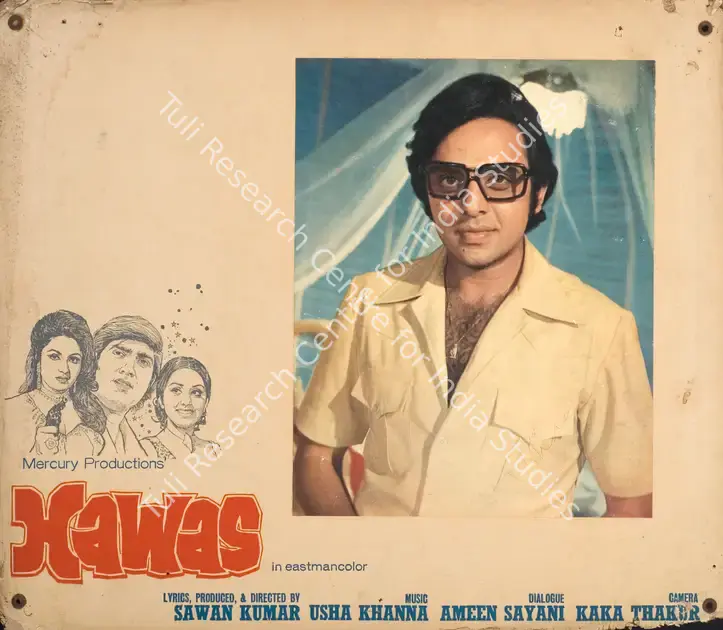Kumar, Saawan (Producer), Hawas, 1974 | Photographic Still Mounted on Lobby Card | CinemaEducation | 00765043