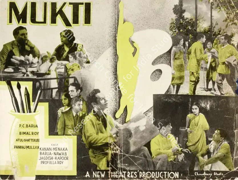 Sircar, B.N. (Producer), Mukti, 1937 | Handbill | CinemaEducation | 00515283