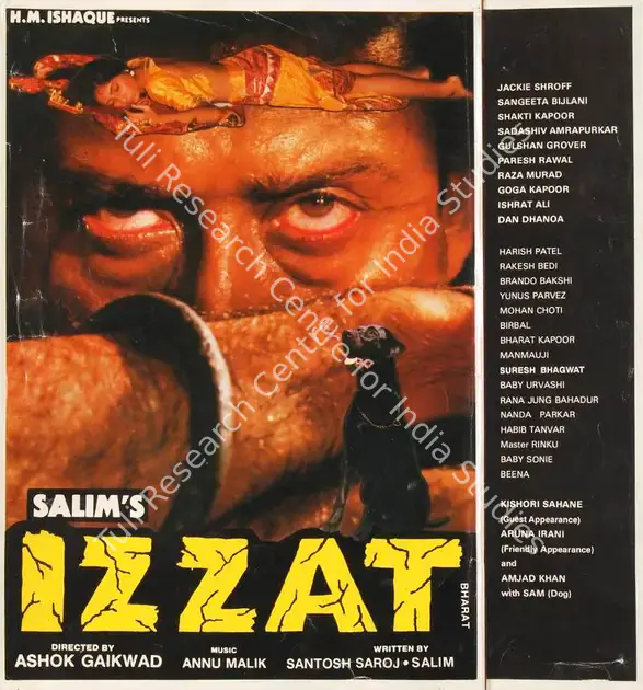 Salim (Producer), Izzat, 1991 | Song-Synopsis Booklet | CinemaEducation | 00864921