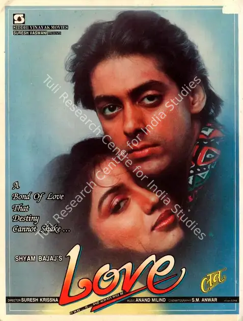 Bajaj, Shyam (Producer), Love, 1991 | Song-Synopsis Booklet | CinemaEducation | 00778661
