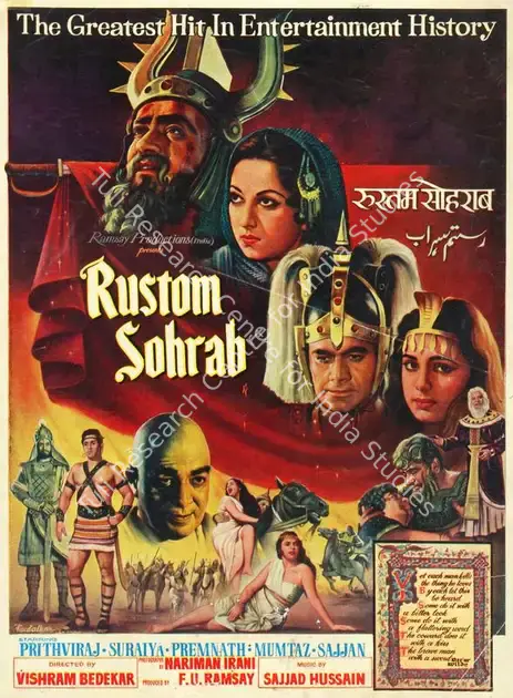 Ramsay, F.U. (Producer), Rustom Sohrab, 1963 | Song-Synopsis Booklet | CinemaEducation | 00779645