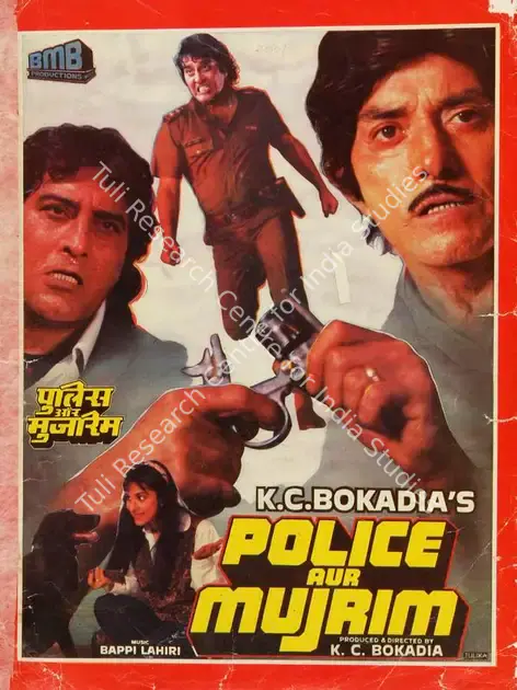 Bokadia, K.C. (Producer), Police Aur Mujrim, 1992 | Song-Synopsis Booklet | CinemaEducation | 00779977
