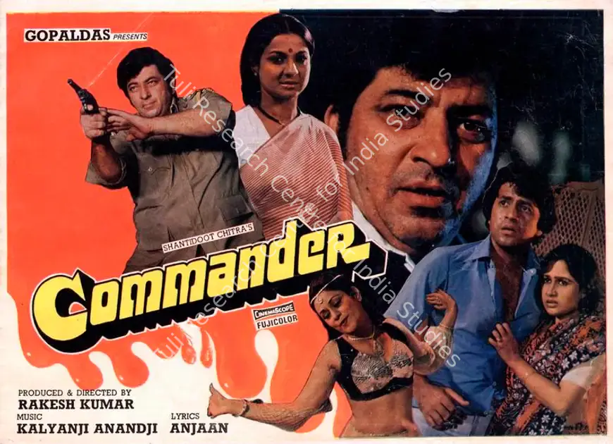 Kumar, Rakesh (Producer), Commander, 1981 | Song-Synopsis Booklet | CinemaEducation | 00863812