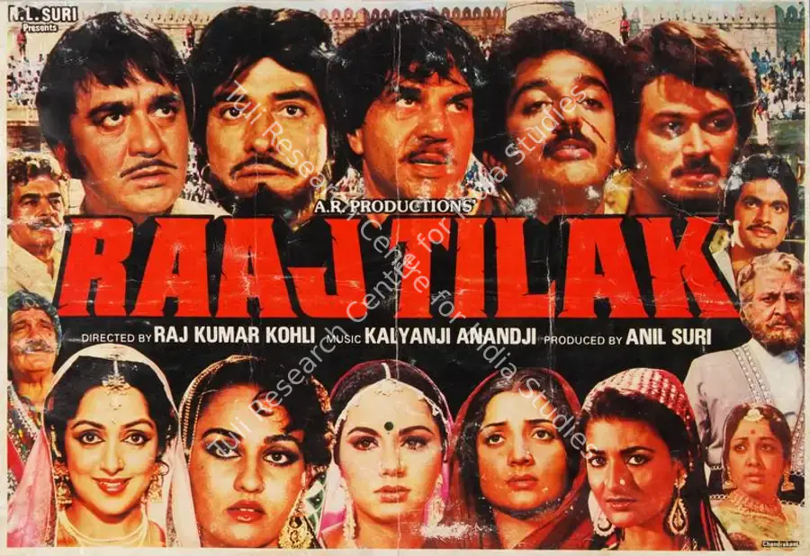 Suri, Anil (Producer), Raaj Tilak, 1984 | Song-Synopsis Booklet | CinemaEducation | 00780457