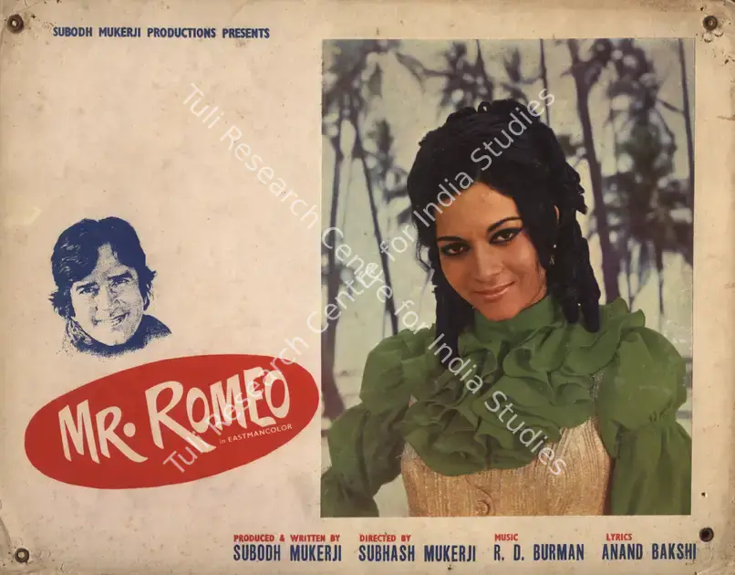 Mukerji, Subodh (Producer), Mr Romeo, 1974 | Photographic Still Mounted on Lobby Card | CinemaEducation | 00765349