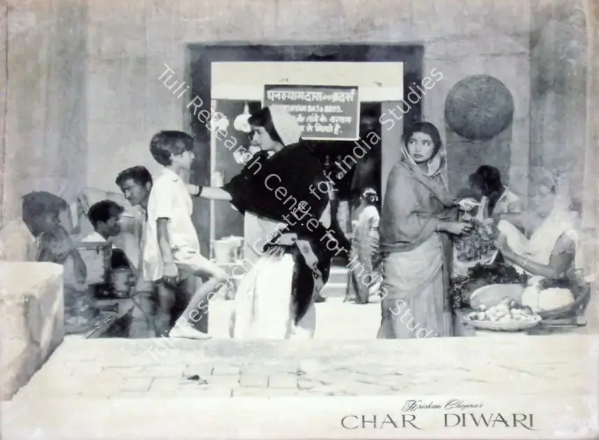 Vaikunth, K. (Cinematographer), Char Diwari, 1961 | Lobby Card | CinemaEducation | 00810791