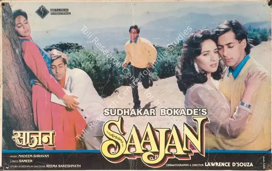Bokade, Sudhakar (Producer), Saajan, 1991 | Lobby Card | CinemaEducation | 00788097