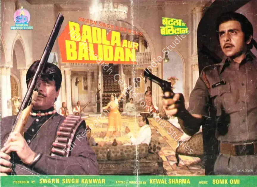 Kanwar, Swarn Singh (Producer), Badla Aur Balidan, 1980 | Song-Synopsis Booklet | CinemaEducation | 00863228