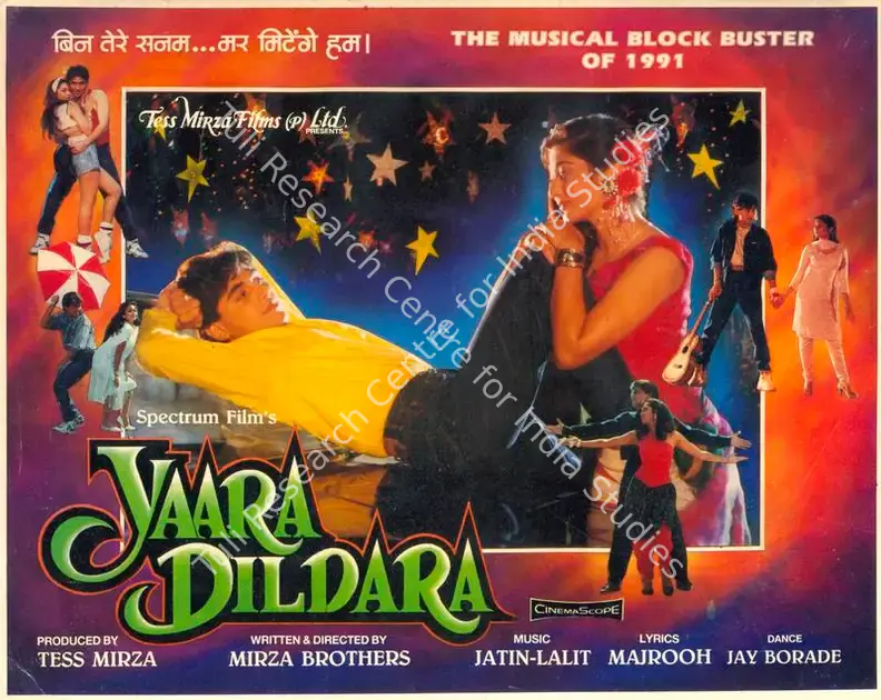 Mirza, Tess (Producer), Yaara Dildara, 1991 | Song-Synopsis Booklet | CinemaEducation | 00781014