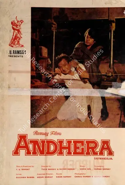 Ramsay, F.U. (Producer), Andhera, 1975 | Song-Synopsis Booklet | CinemaEducation | 00862974