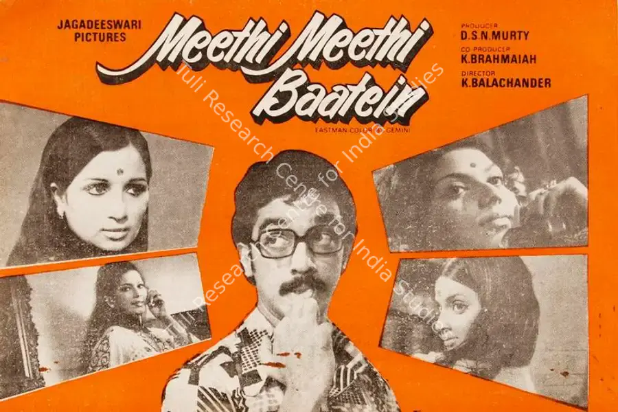 Murty, D. S. N. (Producer), Meethi Meethi Baatein, 1977 | Song-Synopsis Booklet | CinemaEducation | 00778931