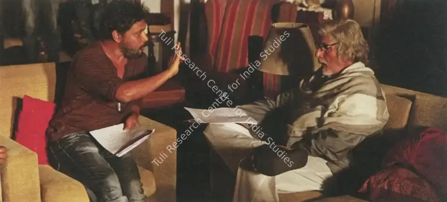 Lahiri, Ronnie (Producer), Piku, 2015. Shoojit Sircar directs Piku | Working Still, The Bachchans, 2024 | CinemaEducation | 00647613