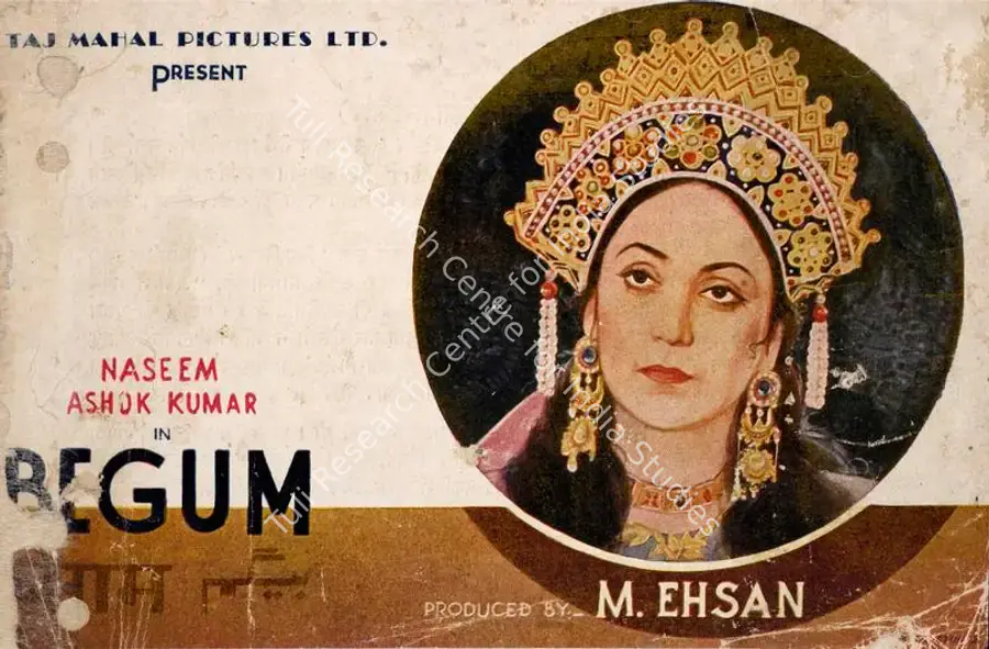 Ehsan, M. (Producer), Begum, 1945 | Song-Synopsis Booklet | CinemaEducation | 00863412