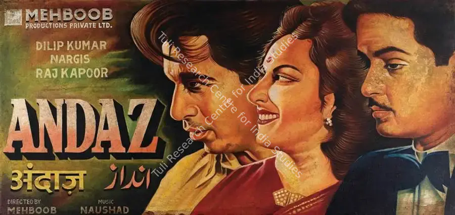 Mehboob (Producer), Andaz, 1949 | Original Artwork for Film | CinemaEducation | 00749450