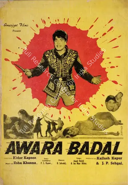 Kapur, Kailash (Producer), Awara Badal, 1964 | Song-Synopsis Booklet | CinemaEducation | 00863159