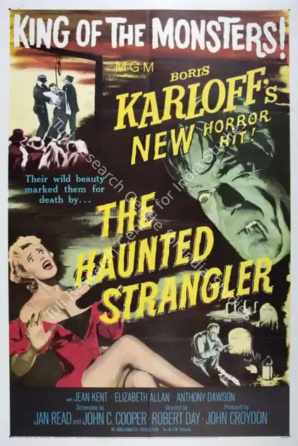 Gordon, Richard (Producer), The Haunted Strangler, 1958 | Poster | CinemaEducation | 00789516