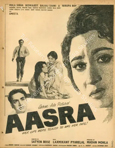 Mohla, Madan (Producer), Aasra, 1966 | Advertisement, Filmfare, 03 February 1967 | CinemaEducation | 00791371