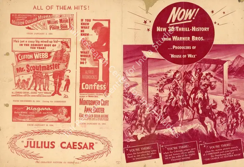 Douglas, Gordon (Director), The Charge at Feather River, 1953 | Handbill | CinemaEducation | 00894066