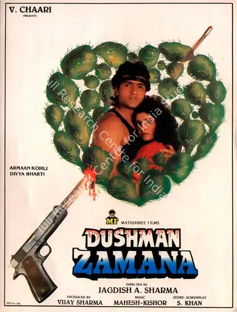 Sharma, Vijay (Producer), Dushman Zamana, 1992 | Song-Synopsis Booklet | CinemaEducation | 00864237