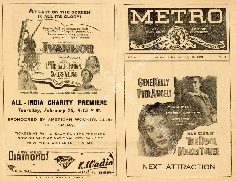 Marton, Andrew (Director), The Devil Makes Three, 1952 | Handbill | CinemaEducation | 00894034